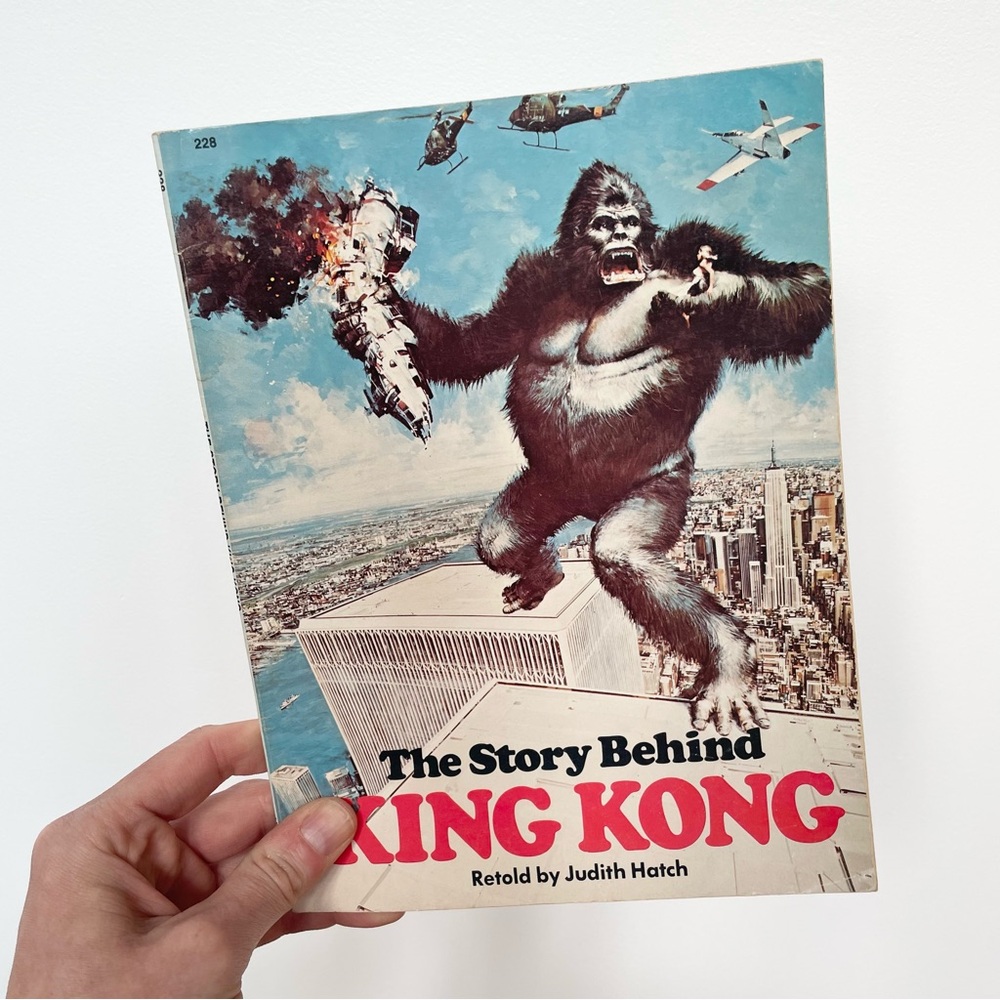 Vintage 1977 book “The Story Behind King Kong” by Judith Hatch
